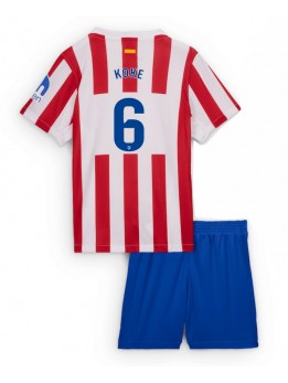 Atletico Madrid Koke #6 Replika Hemmakläder Barn 2025-26 Kortärmad (+ byxor)